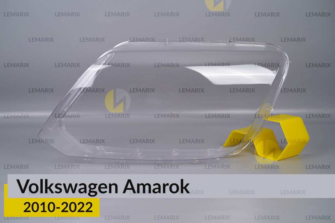 Стекло фары VW Volkswagen Amarok (2010-2022) левое