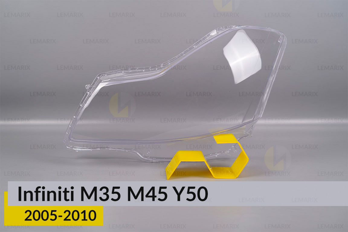 Стекло фары Infiniti M35 M45 Y50 (2005-2010) левое