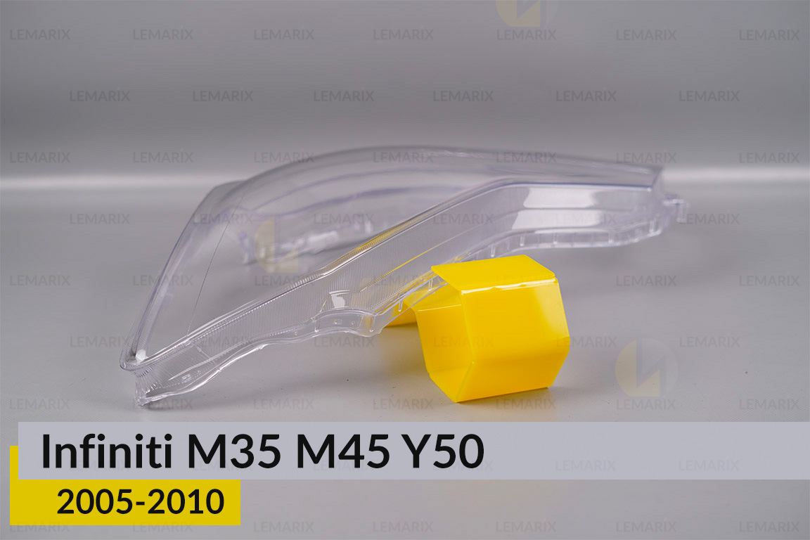 Стекло фары Infiniti M35 M45 Y50 (2005-2010) левое