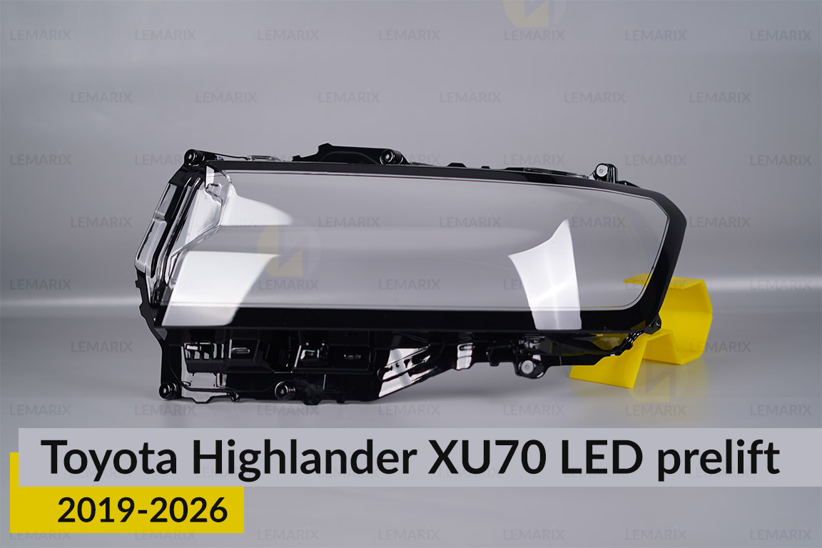 Скло фари Toyota Land Cruiser J300 (2021-2026) дорест ліве