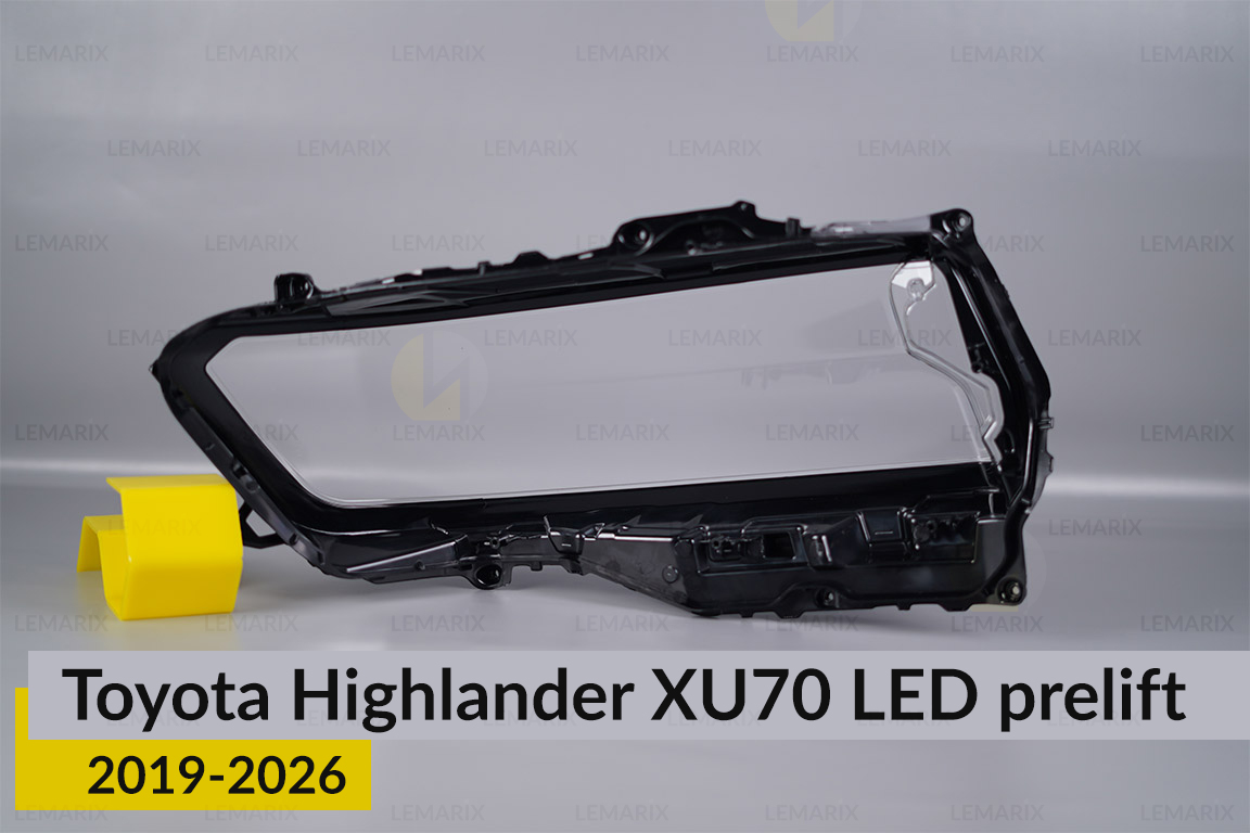 Скло фари Toyota Land Cruiser J300 (2021-2026) дорест ліве