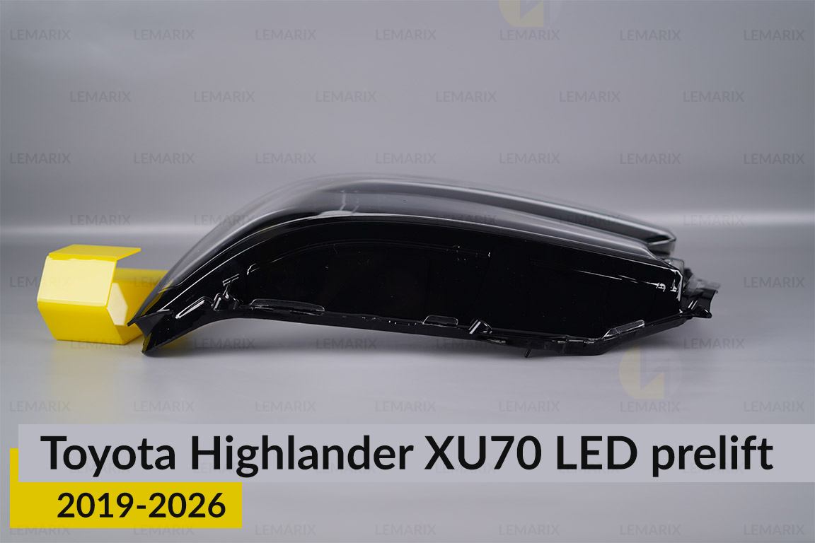 Скло фари Toyota Land Cruiser J300 (2021-2026) дорест ліве