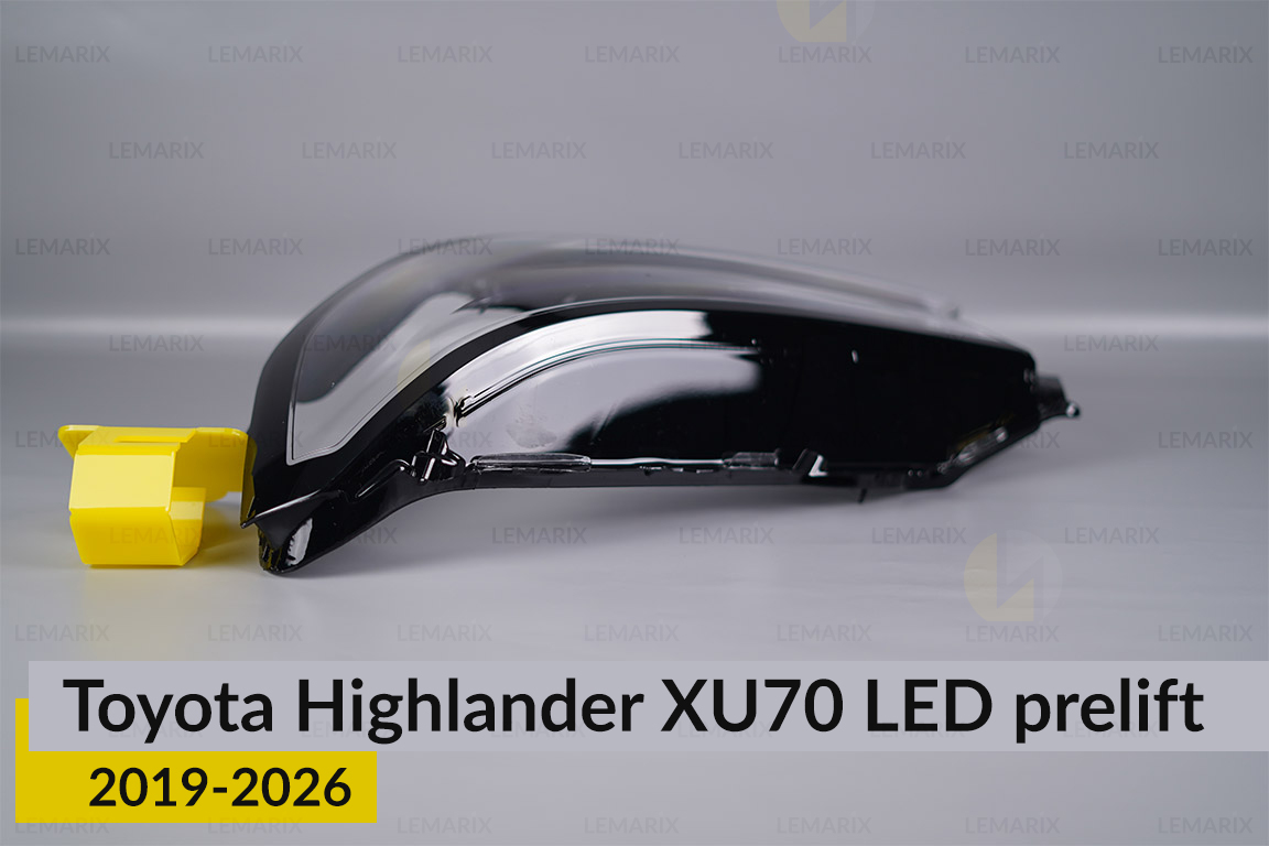 Скло фари Toyota Land Cruiser J300 (2021-2026) дорест ліве