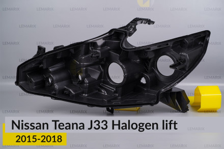 Корпус фары Nissan Teana J33 Halogen (2015-2018) рест левый