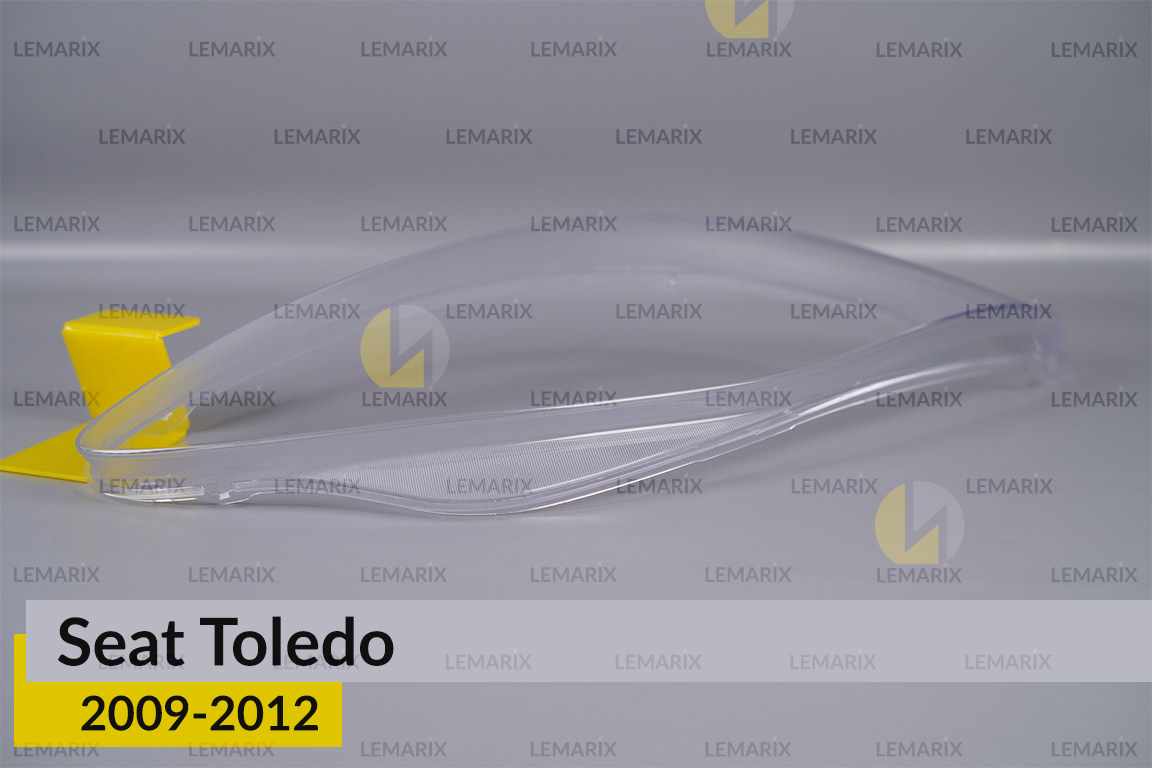 Скло фари Seat Toledo (2009-2012) рест праве