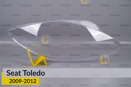 Скло фари Seat Toledo (2009-2012) праве