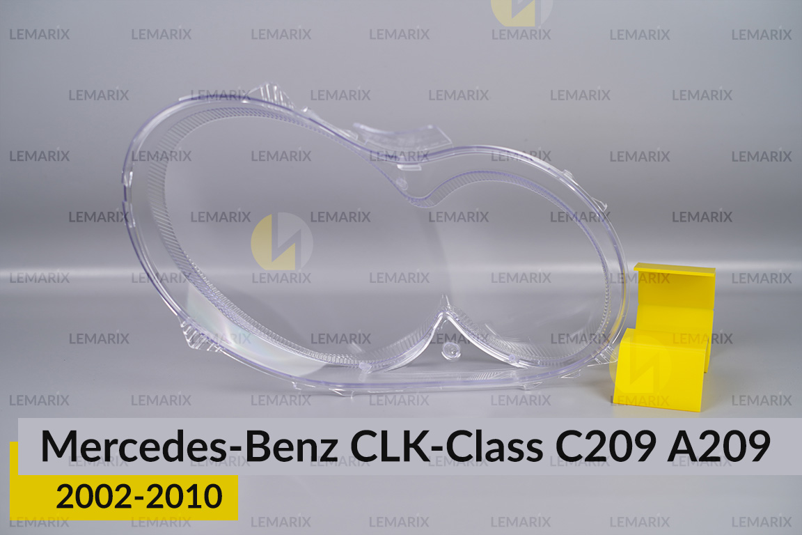 Скло фари Mercedes-Benz CLK-Class C209 A209 (2002-2010) ліве
