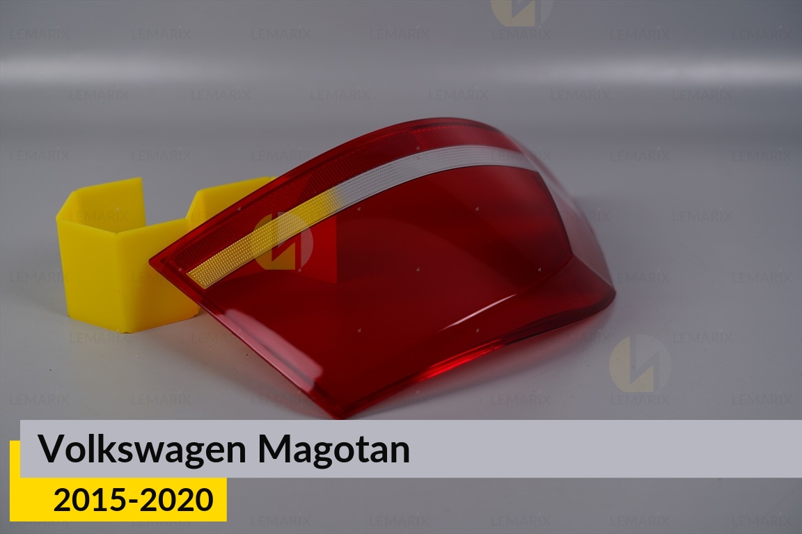 Стекло заднего фонаря внешнее в крыле VW Volkswagen Magotan (2015-2020) левое