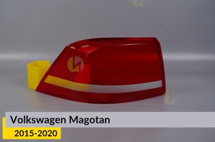 Стекло заднего фонаря внешнее в крыле VW Volkswagen Magotan (2015-2020) левое