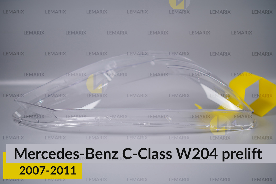 Стекло фары Mercedes-Benz C-Class W204 (2007-2011) дорест правое