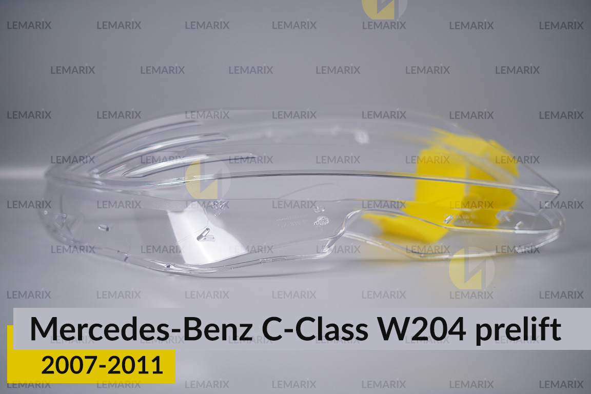 Стекло фары Mercedes-Benz C-Class W204 (2007-2011) дорест правое