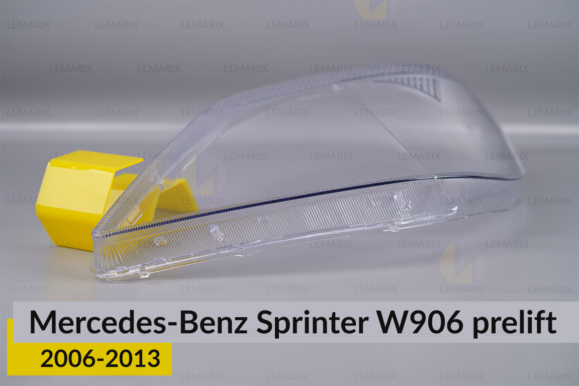 Скло фари Mercedes-Benz Sprinter W906 (2006-2013) дорест ліве