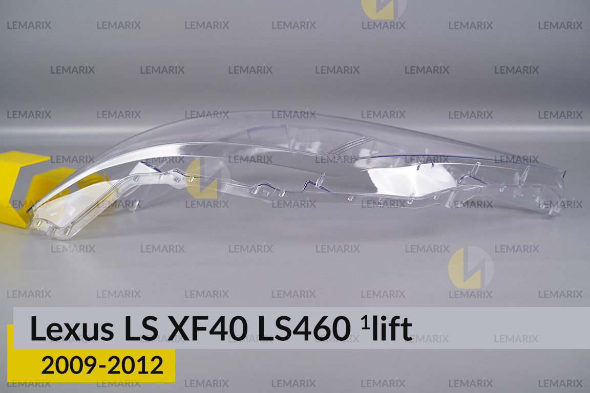 Скло фари Lexus LS XF40 LS460 (2009-2012) 1 рест ліве