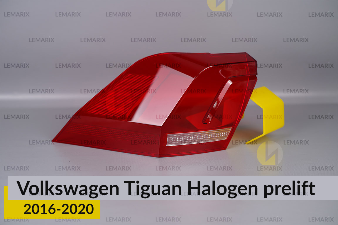 Стекло заднего фонаря внешнее в крыле VW Volkswagen Tiguan Halogen (2016-2020) дорест левое