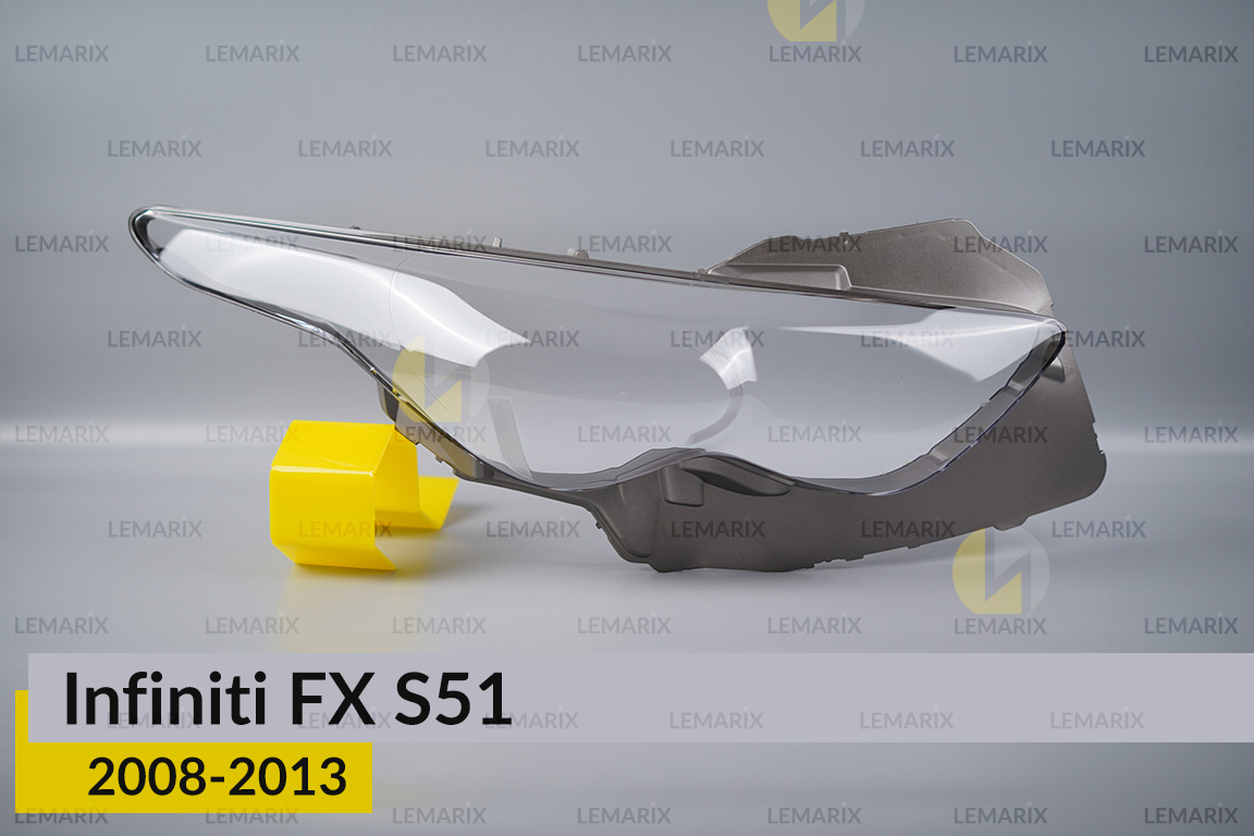 Скло фари Infiniti FX S51 (2008-2013) праве