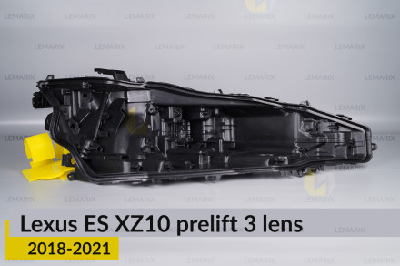 Корпус фари Lexus ES XZ10 3 лінзи (2018-2021) дорест правий