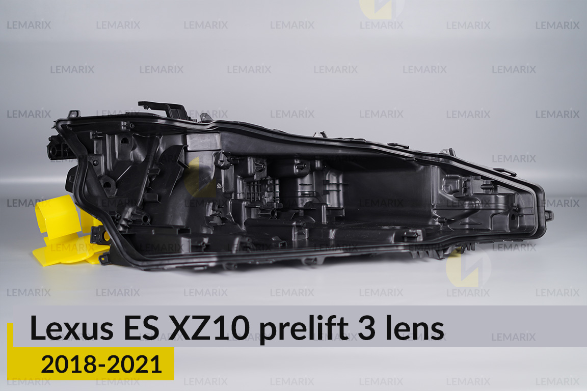 Корпус фары Lexus ES XZ10 3 линзы (2018-2021) дорест правый