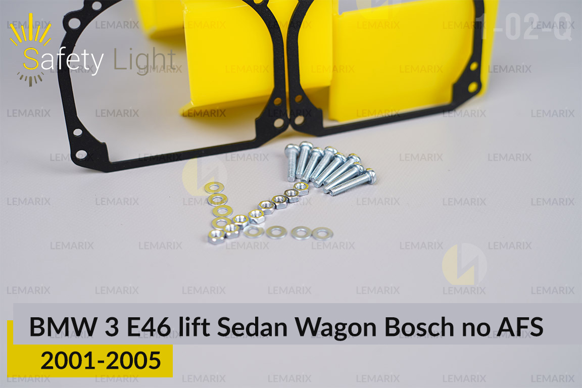 Перехідна рамка для BMW 3 E46 Sedan Wagon Bosch no AFS (2001-2005) рест