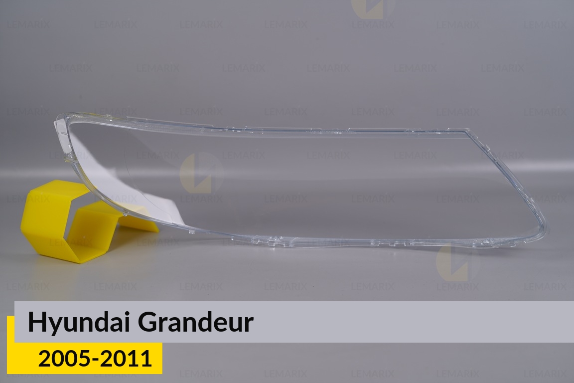 Стекло фары Hyundai Grandeur (2005-2011) левое