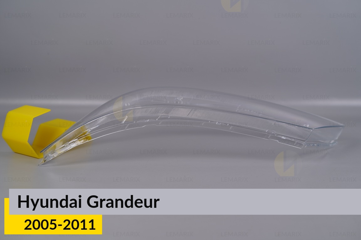 Стекло фары Hyundai Grandeur (2005-2011) левое