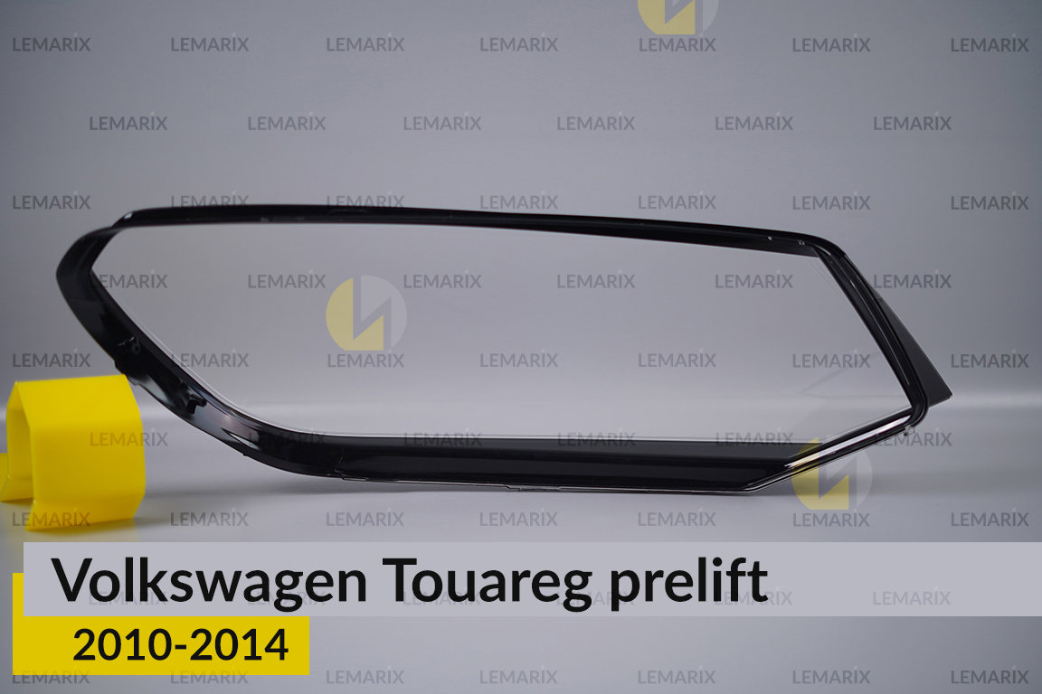 Стекло фары VW Volkswagen Touareg (2010-2014) дорест левое