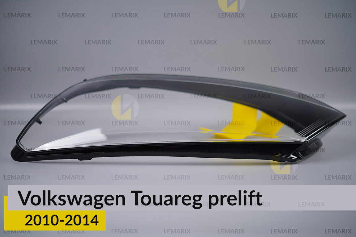 Стекло фары VW Volkswagen Touareg (2010-2014) дорест левое