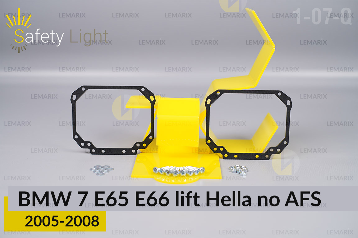 Переходная рамка для BMW 7 E65 E66 Hella no AFS (2005-2008) рест