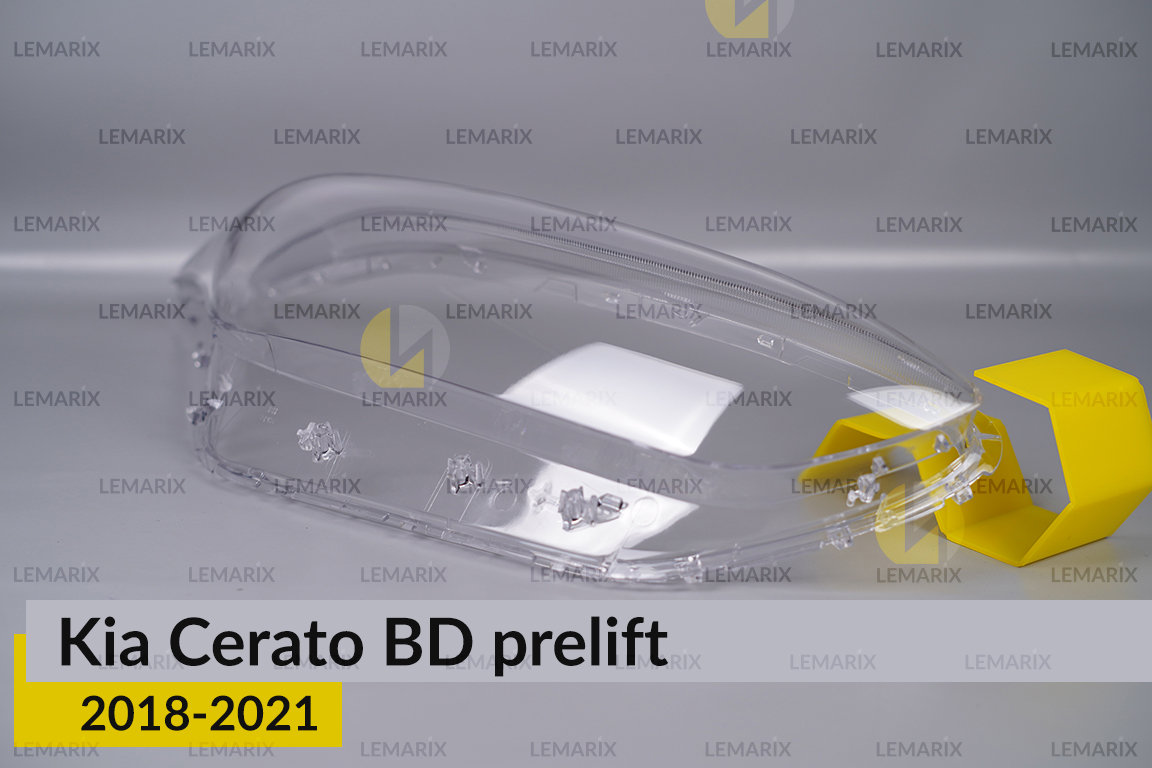 Скло фари Kia Cerato BD (2018-2021) дорест праве