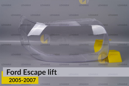 Скло фари Ford Escape (2005-2007) рест праве