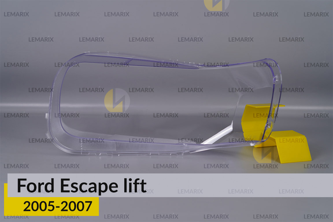 Стекло фары Ford Escape (2005-2007) рест правое