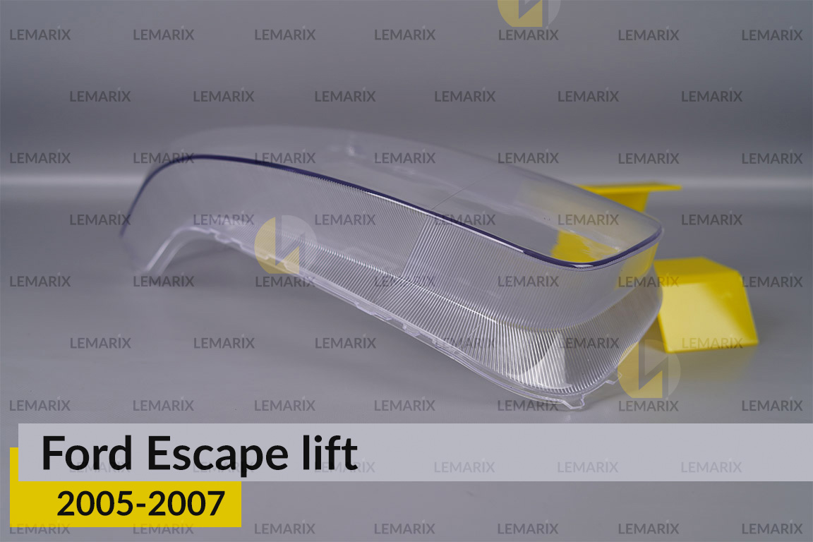 Стекло фары Ford Escape (2005-2007) рест правое