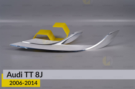 Хромована декоративна маска нижня Audi TT 8J (2006-2014) ліва