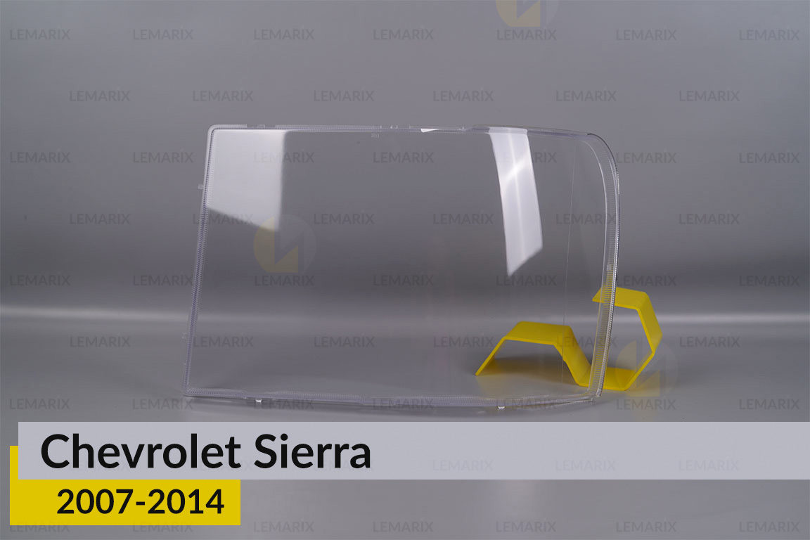 Скло фари GMC Sierra (2007-2014) ліве