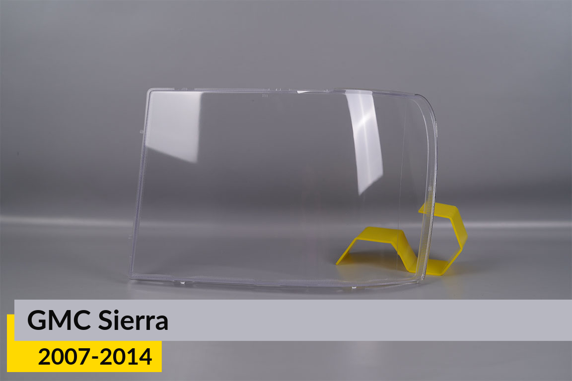 Стекло фары GMC Sierra (2007-2014) левое