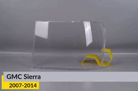 Стекло фары GMC Sierra (2007-2014) левое