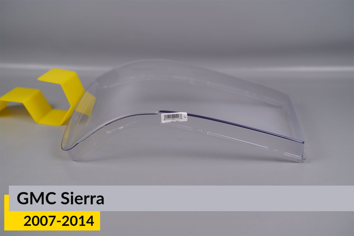 Стекло фары GMC Sierra (2007-2014) левое