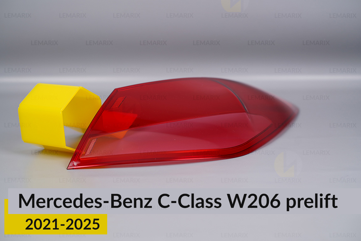Стекло заднего фонаря внешнее в крыле Mercedes-Benz C-Class W206 (2021-2026) дорест правое