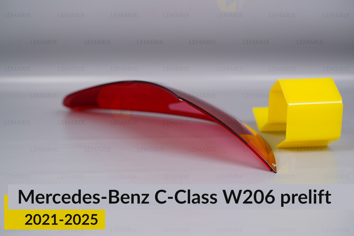 Стекло заднего фонаря внешнее в крыле Mercedes-Benz C-Class W206 (2021-2026) дорест правое