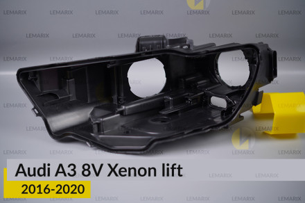 Корпус фари Audi A3 8V Xenon (2016-2020) рест лівий