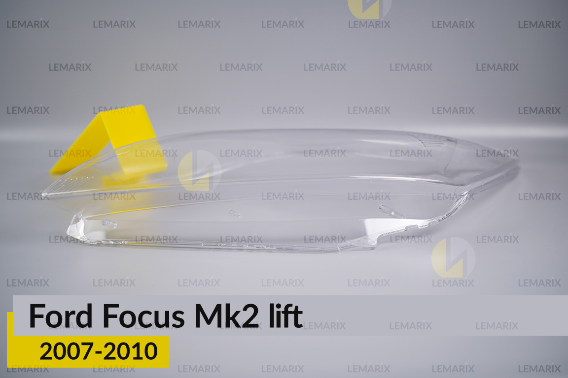 Стекло фары Ford Focus Mk2 (2007-2010) рест левое