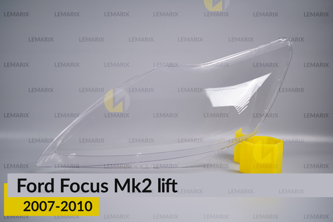 Стекло фары Ford Focus Mk2 (2007-2010) рест левое