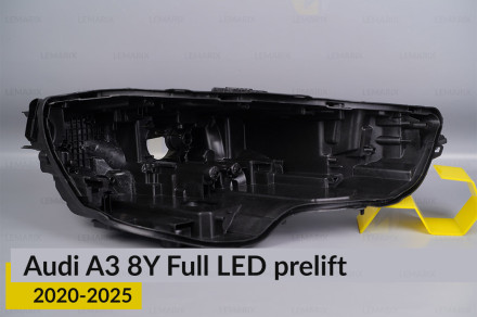 Корпус фари Audi A3 8Y Full LED (2020-2026) дорест правий
