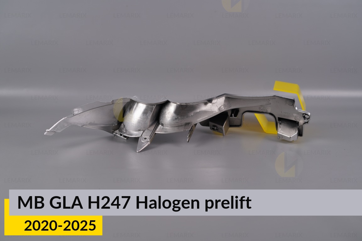 Хромована декоративна маска поворотника Mercedes-Benz GLA-Class H247 Halogen (2020-2025) дорест ліва