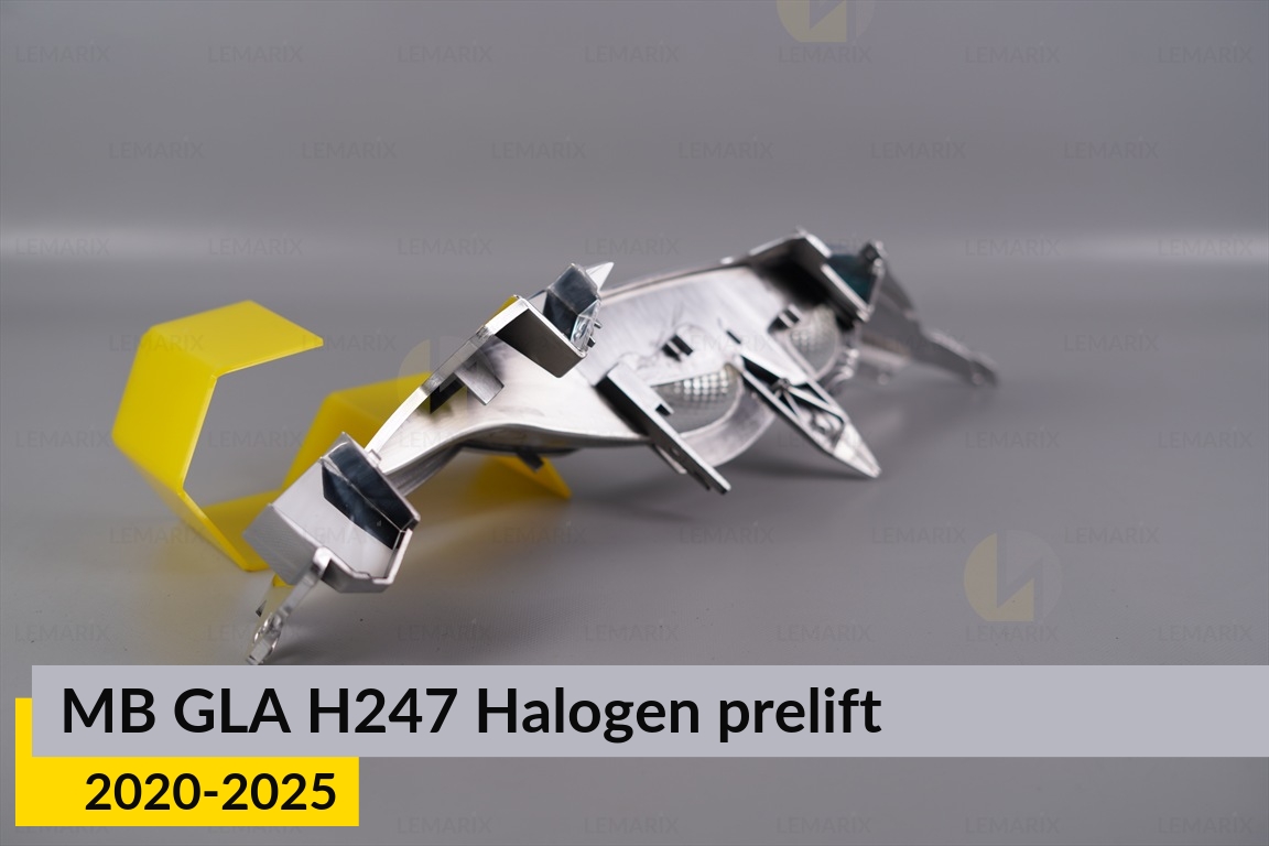 Хромована декоративна маска поворотника Mercedes-Benz GLA-Class H247 Halogen (2020-2025) дорест ліва