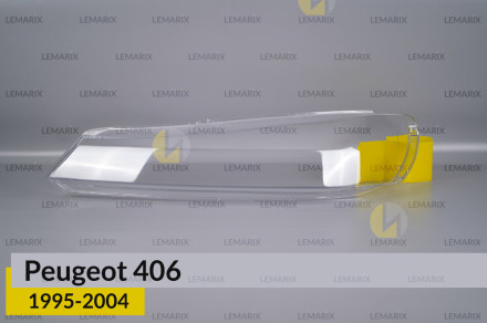 Стекло фары Peugeot 406 (1995-2004) левое