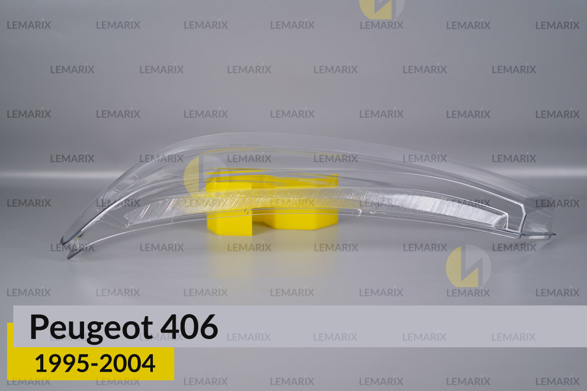Стекло фары Peugeot 406 (1995-2004) левое