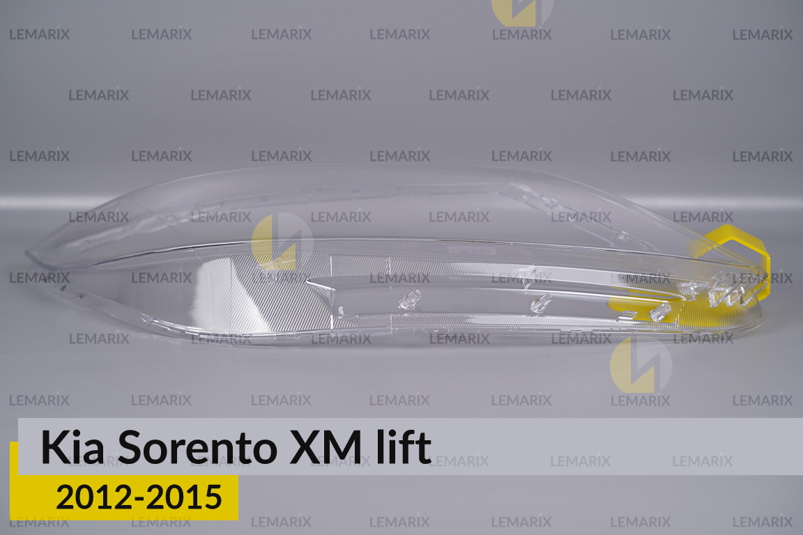 Стекло фары KIA Sorento XM (2012-2015) рест правое