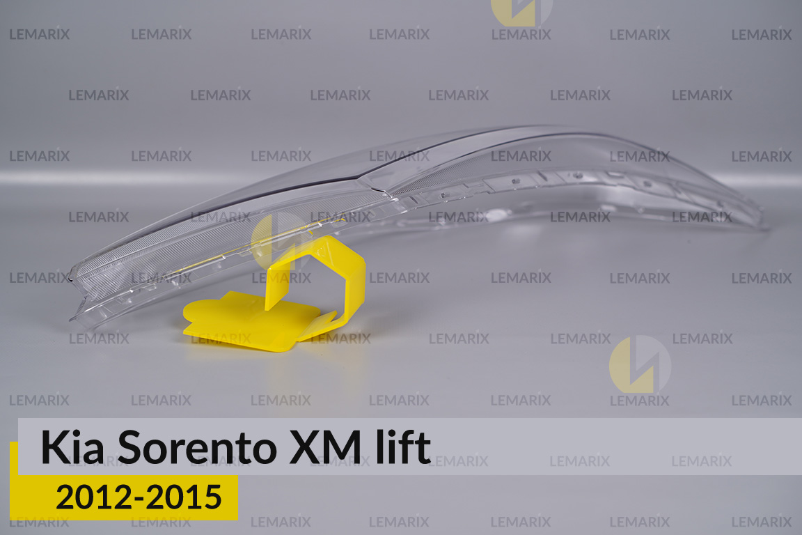 Стекло фары KIA Sorento XM (2012-2015) рест правое