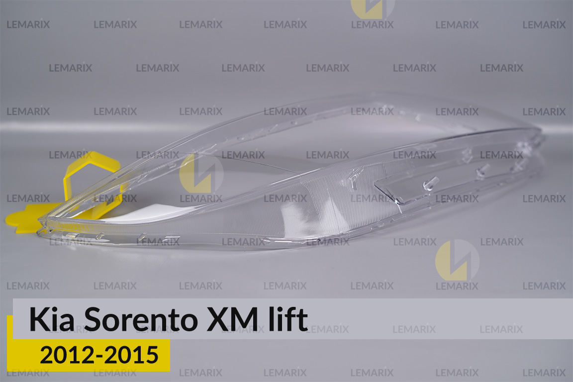 Стекло фары KIA Sorento XM (2012-2015) рест правое