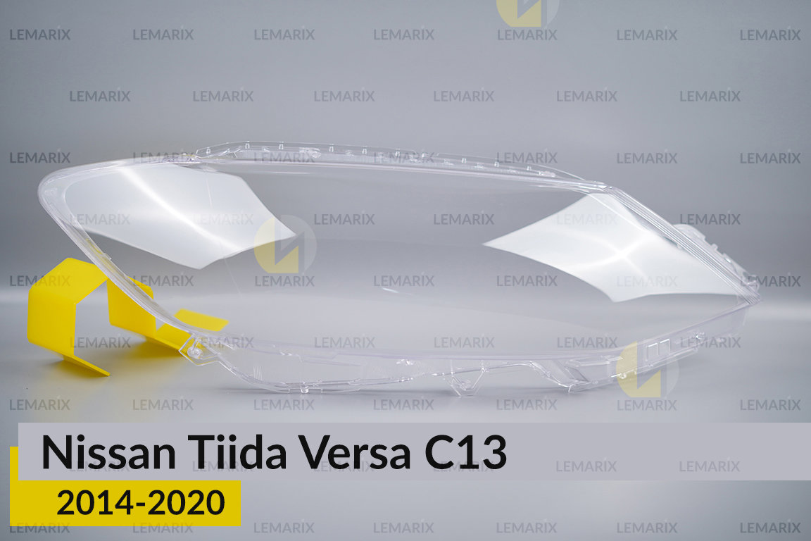 Стекло фары Nissan Tiida Versa C13 (2014-2020) правое